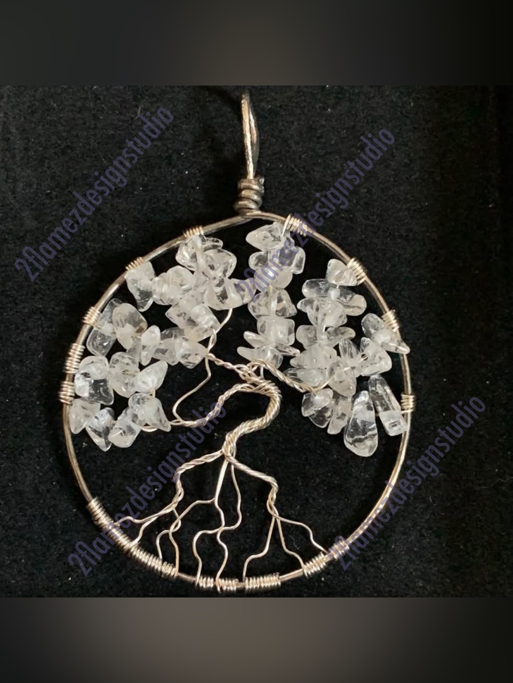 Quartz Tree of Life Pendant